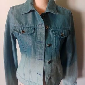 Embroidered  Crest Jeans  Company USA Jacket L